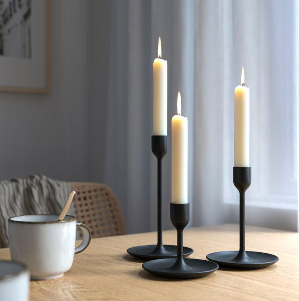 FULLTALIG Candlestick, set of 3